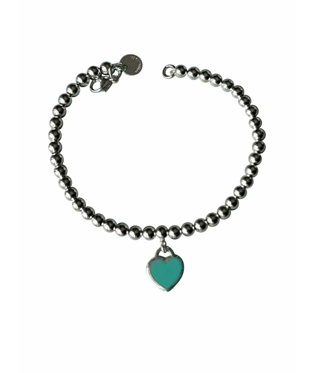 TIFFANY&CO Бирюзовый серебряный браслет, фото 1