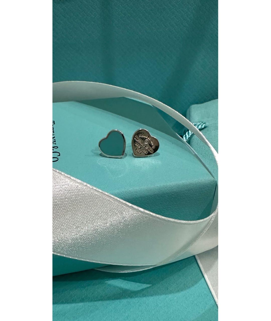 TIFFANY&CO Серебряные серебряные серьги, фото 2