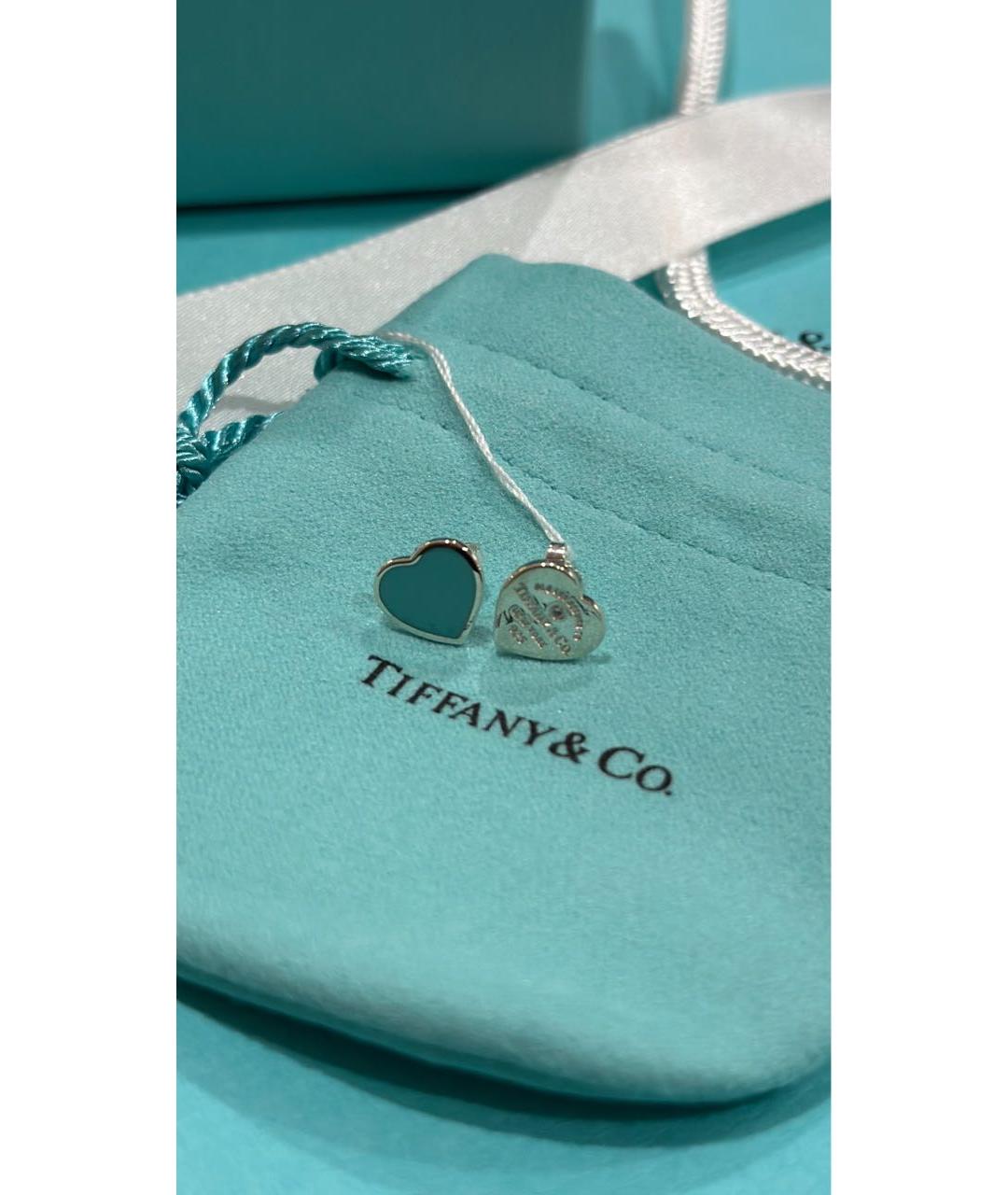TIFFANY&CO Серебряные серебряные серьги, фото 3