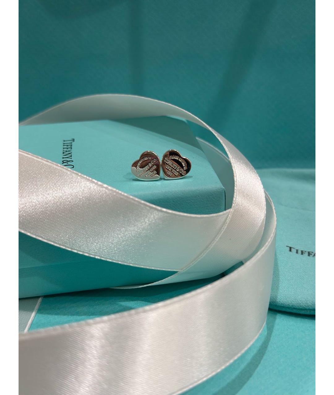 TIFFANY&CO Серебряные серебряные серьги, фото 3