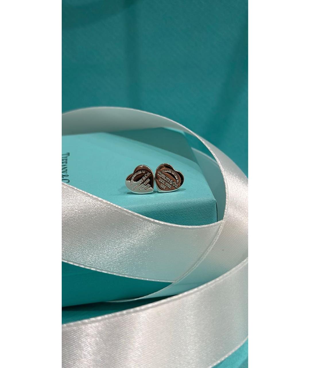 TIFFANY&CO Серебряные серебряные серьги, фото 2