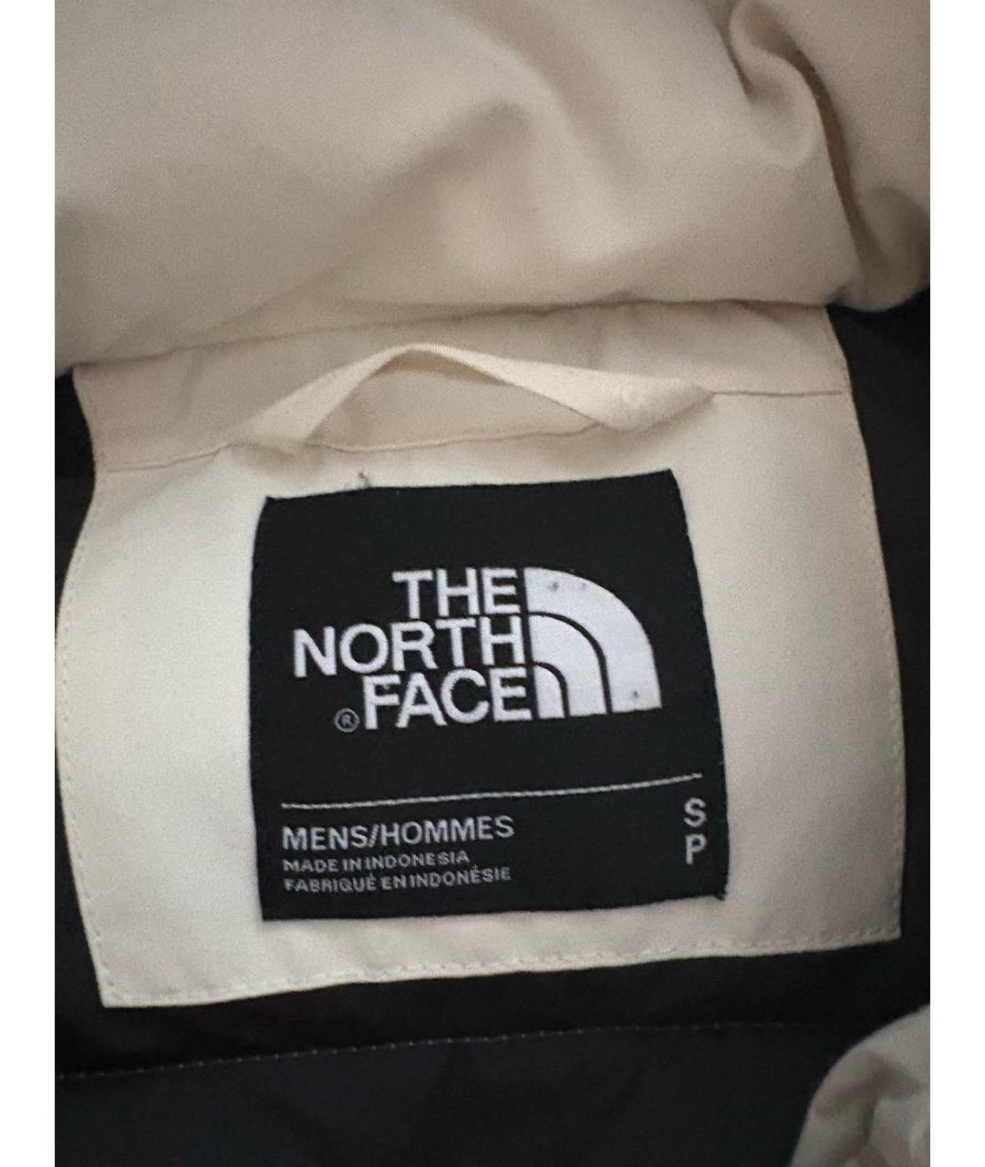 THE NORTH FACE Бежевый полиэстеровый пуховик, фото 3