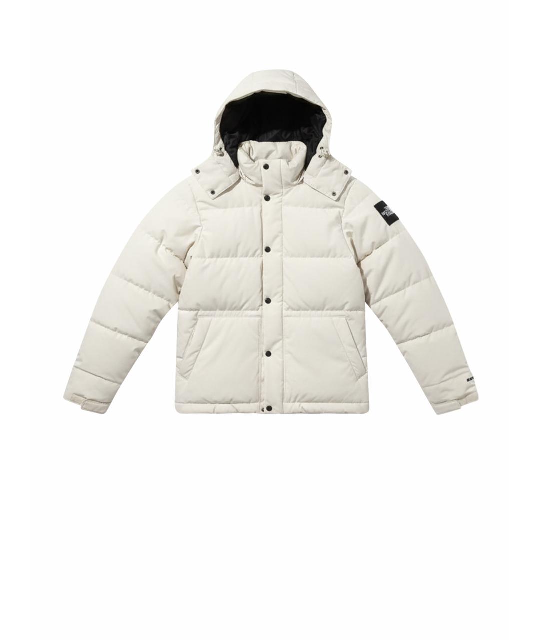 THE NORTH FACE Бежевый полиэстеровый пуховик, фото 1