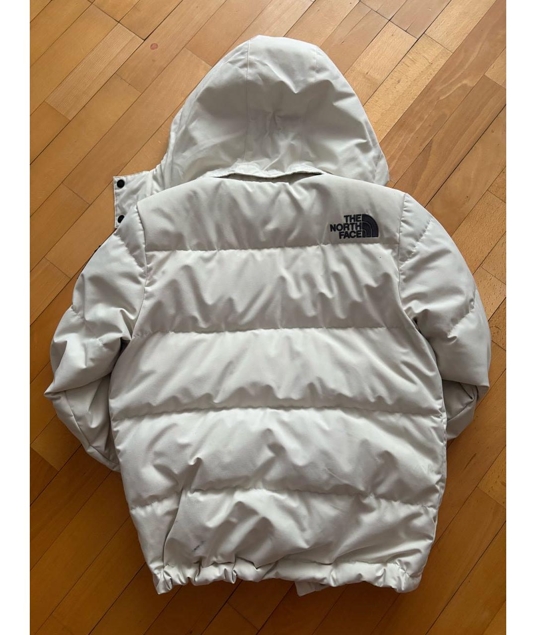 THE NORTH FACE Бежевый полиэстеровый пуховик, фото 2