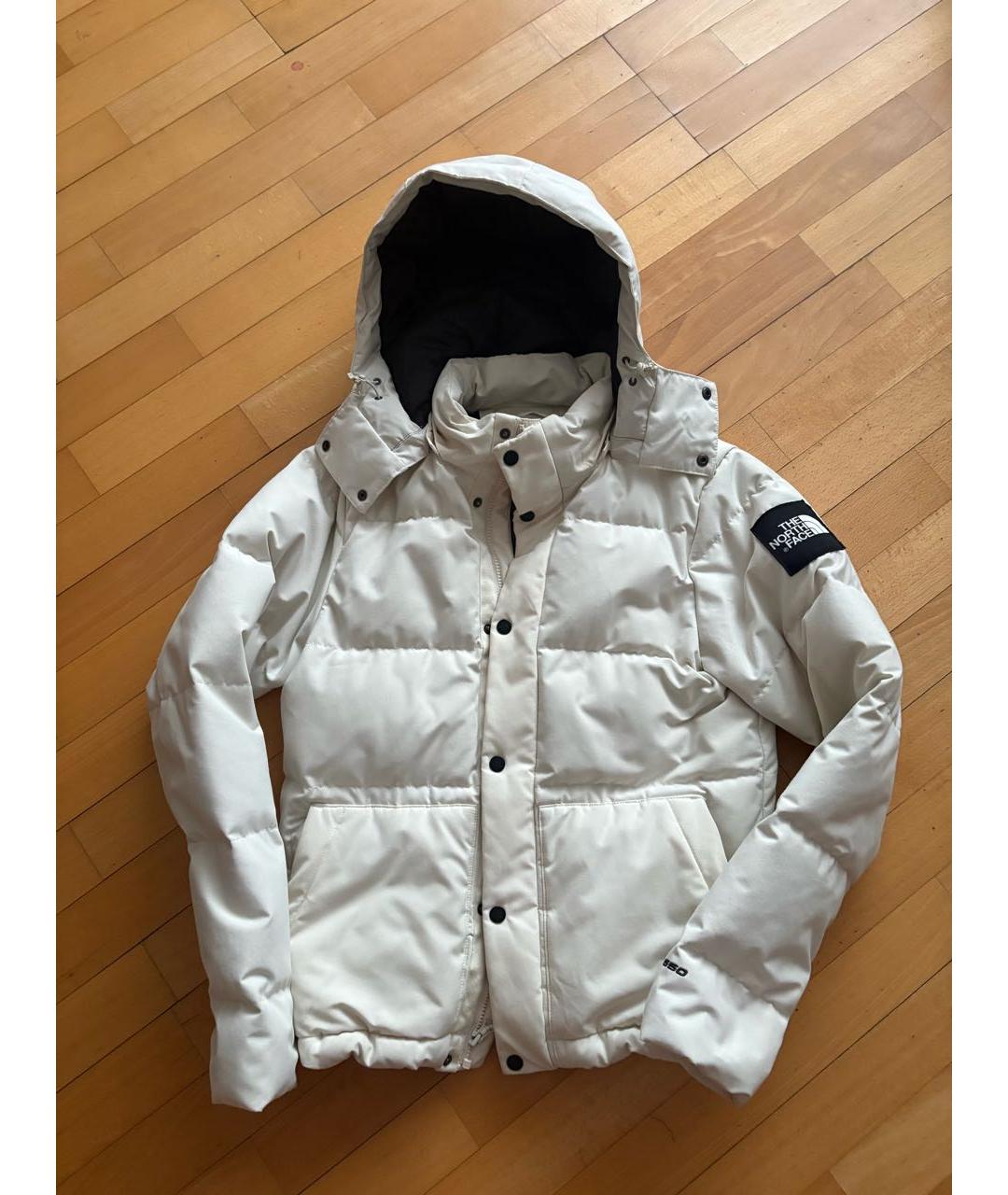 THE NORTH FACE Бежевый полиэстеровый пуховик, фото 5