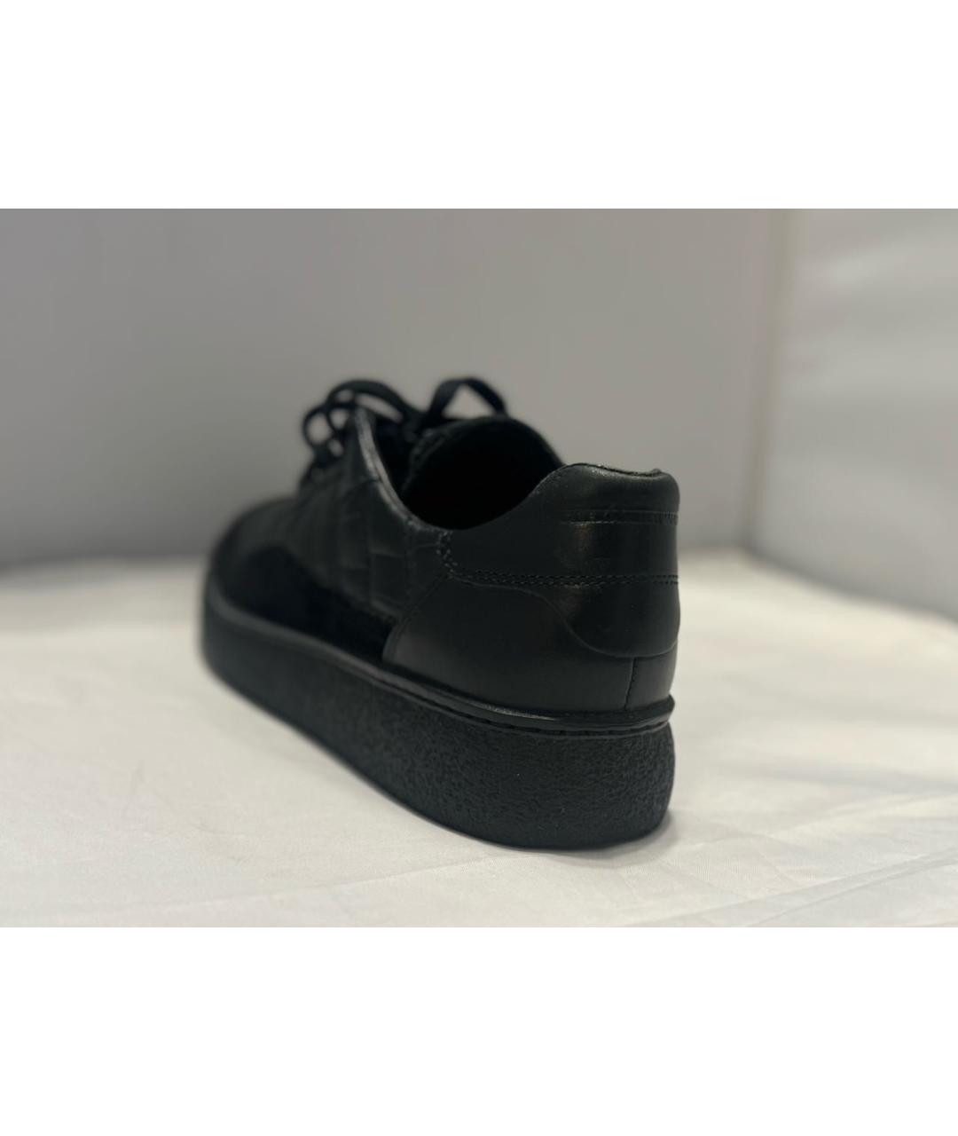 ALEXANDER WANG Черные кожаные кеды, фото 5