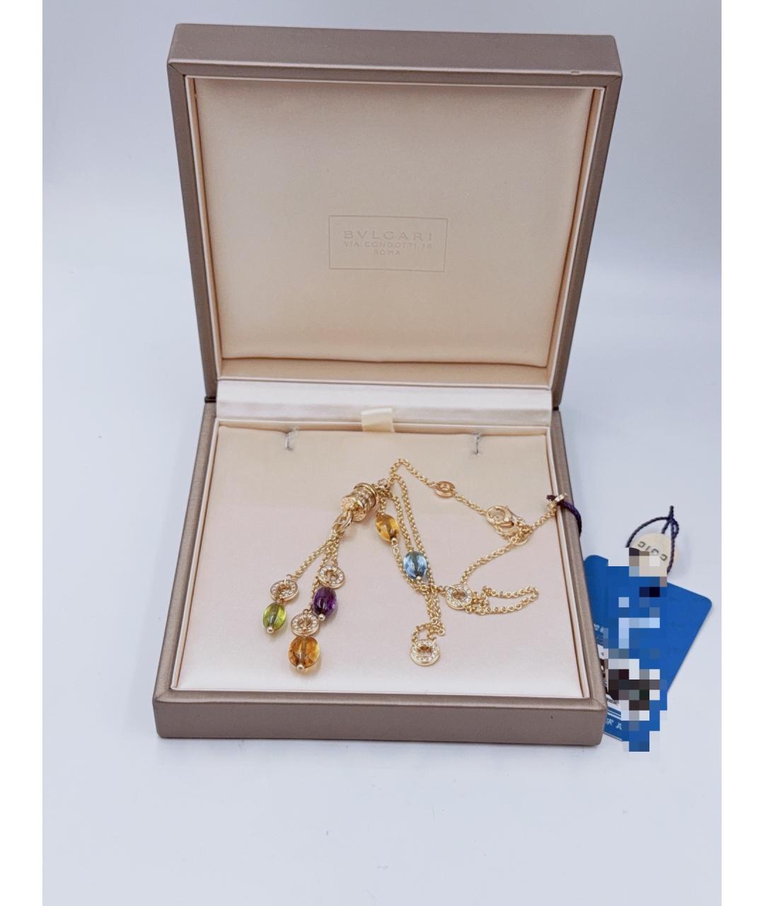 BVLGARI Мульти колье из желтого золота, фото 5