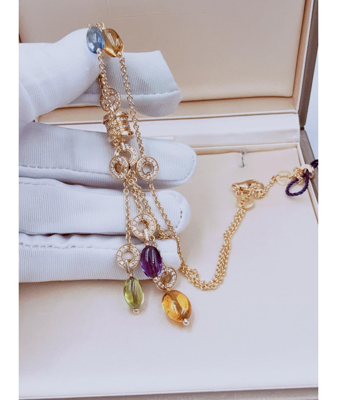 BVLGARI Мульти колье из желтого золота, фото 6