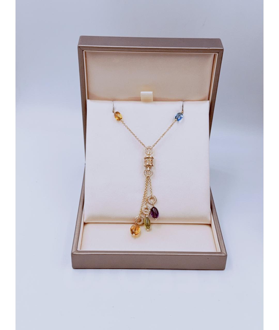 BVLGARI Мульти колье из желтого золота, фото 3