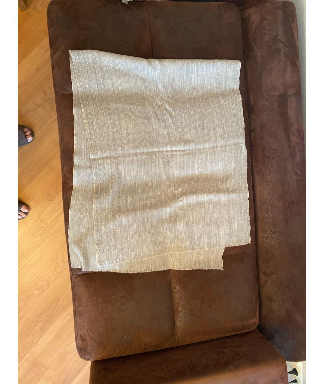 FABIANA FILIPPI Серый шерстяной платок, фото 2