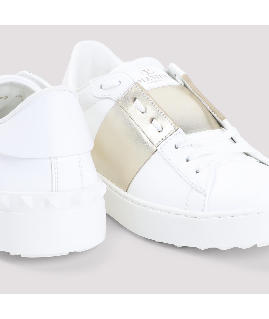 VALENTINO Белые кожаные кеды, фото 4