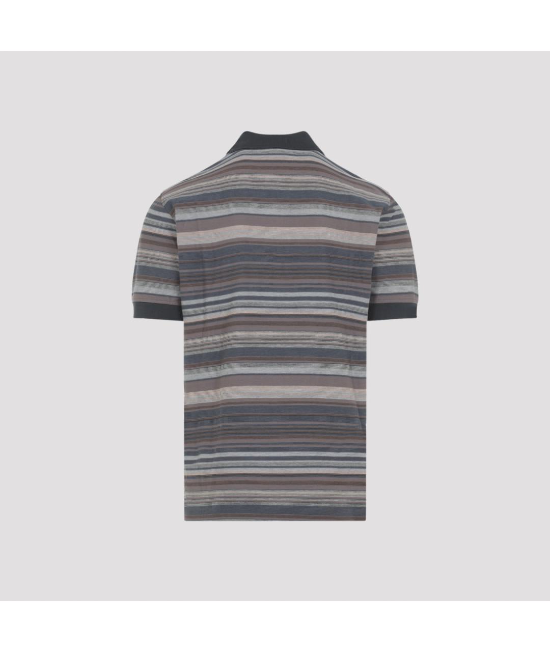 PAUL SMITH Мульти хлопковое поло с коротким рукавом, фото 2