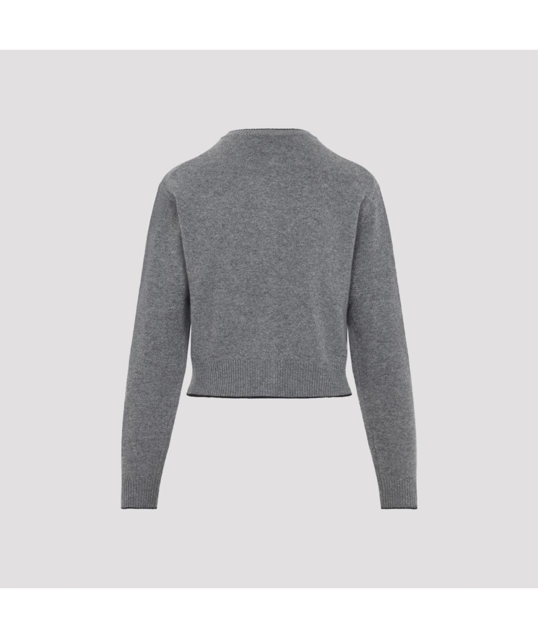 CHLOE Серый кашемировый кардиган, фото 3