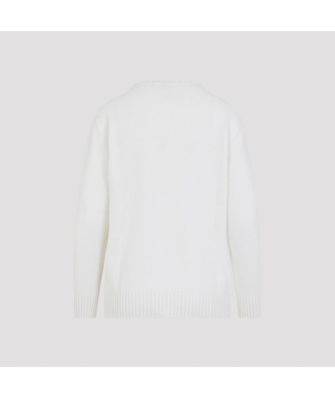 RALPH LAUREN COLLECTION Белый кашемировый джемпер / свитер, фото 2