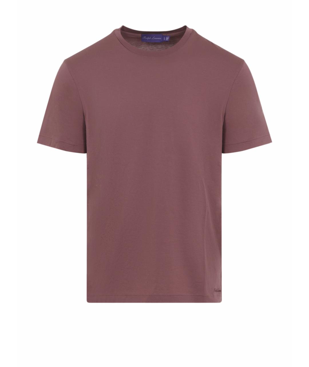 RALPH LAUREN PURPLE LABEL Красная хлопковая футболка, фото 1