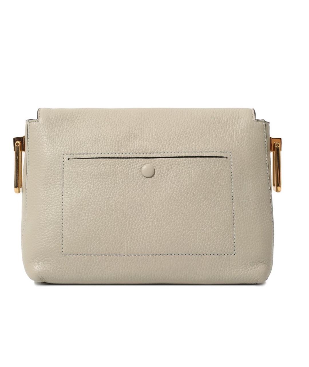 COCCINELLE Бежевая кожаная сумка через плечо, фото 5