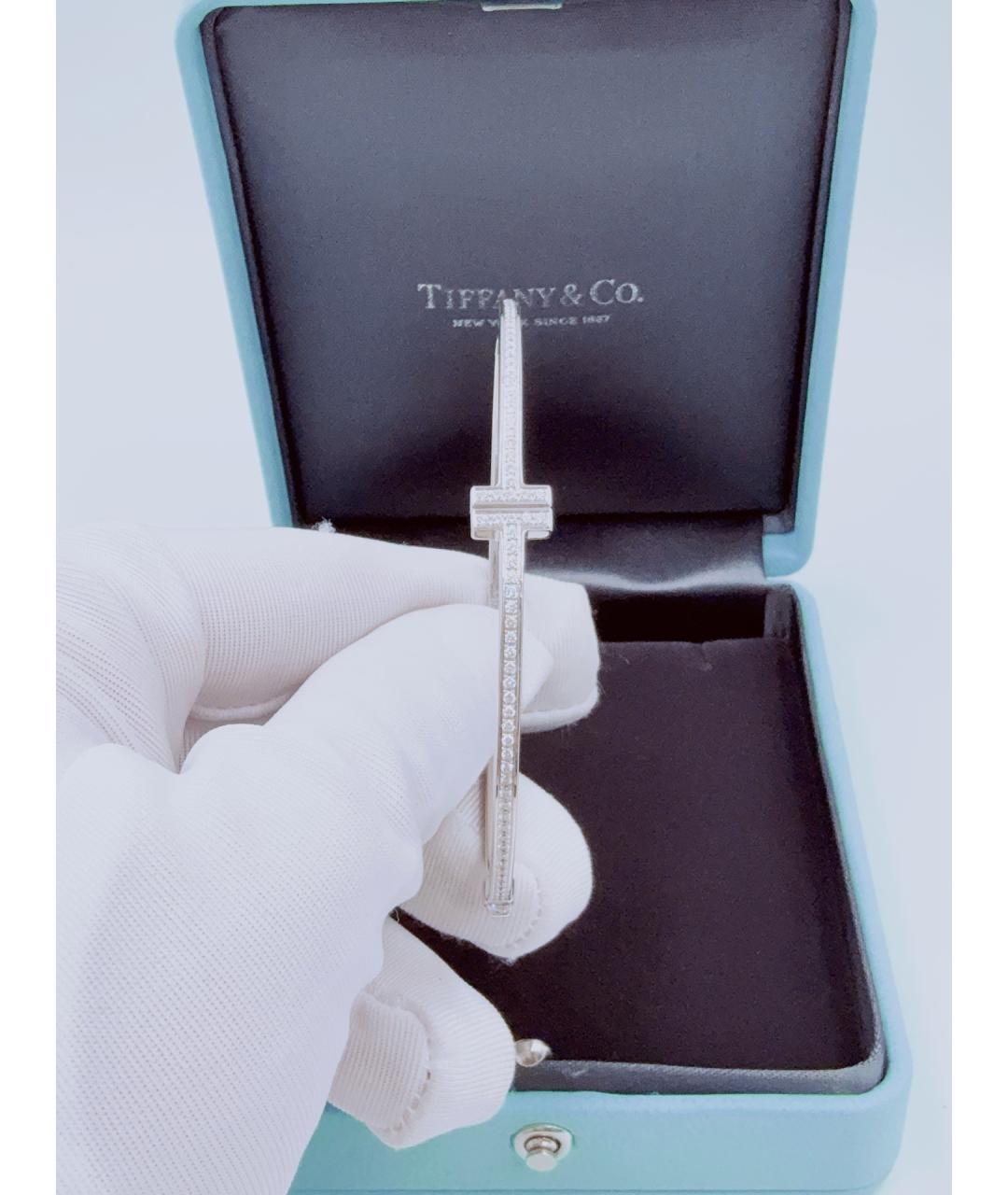 TIFFANY&CO Серебрянный браслет из белого золота, фото 4