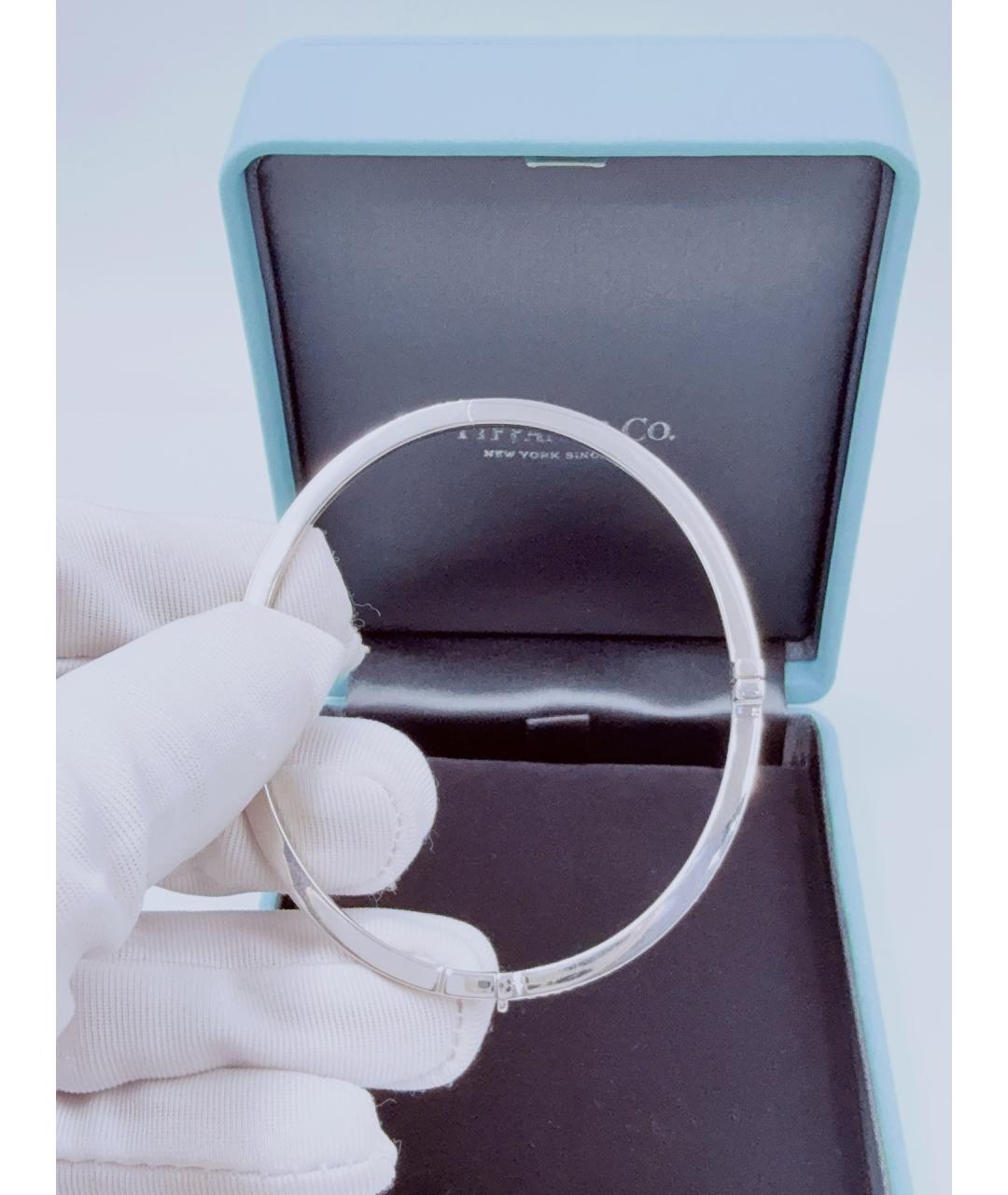 TIFFANY&CO Серебрянный браслет из белого золота, фото 6