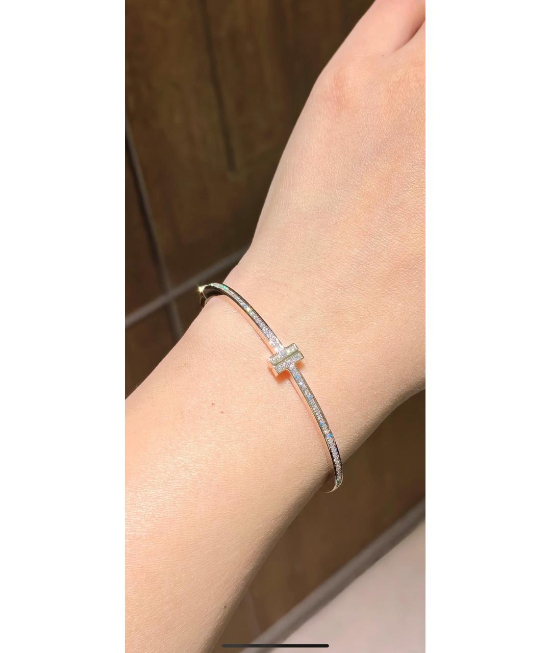 TIFFANY&CO Серебрянный браслет из белого золота, фото 7