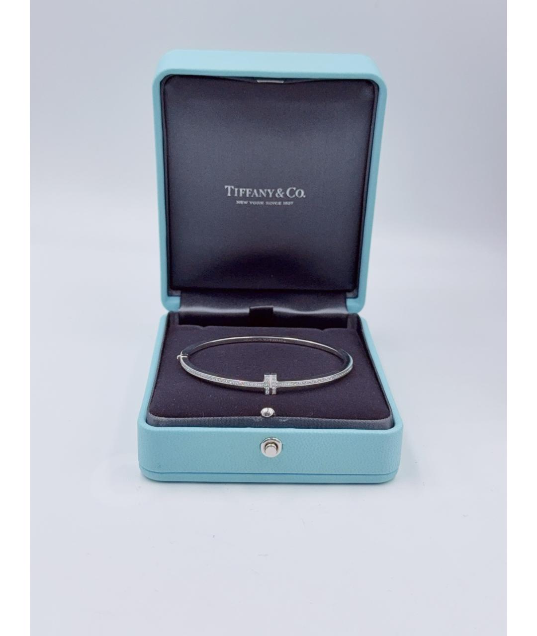 TIFFANY&CO Серебрянный браслет из белого золота, фото 2