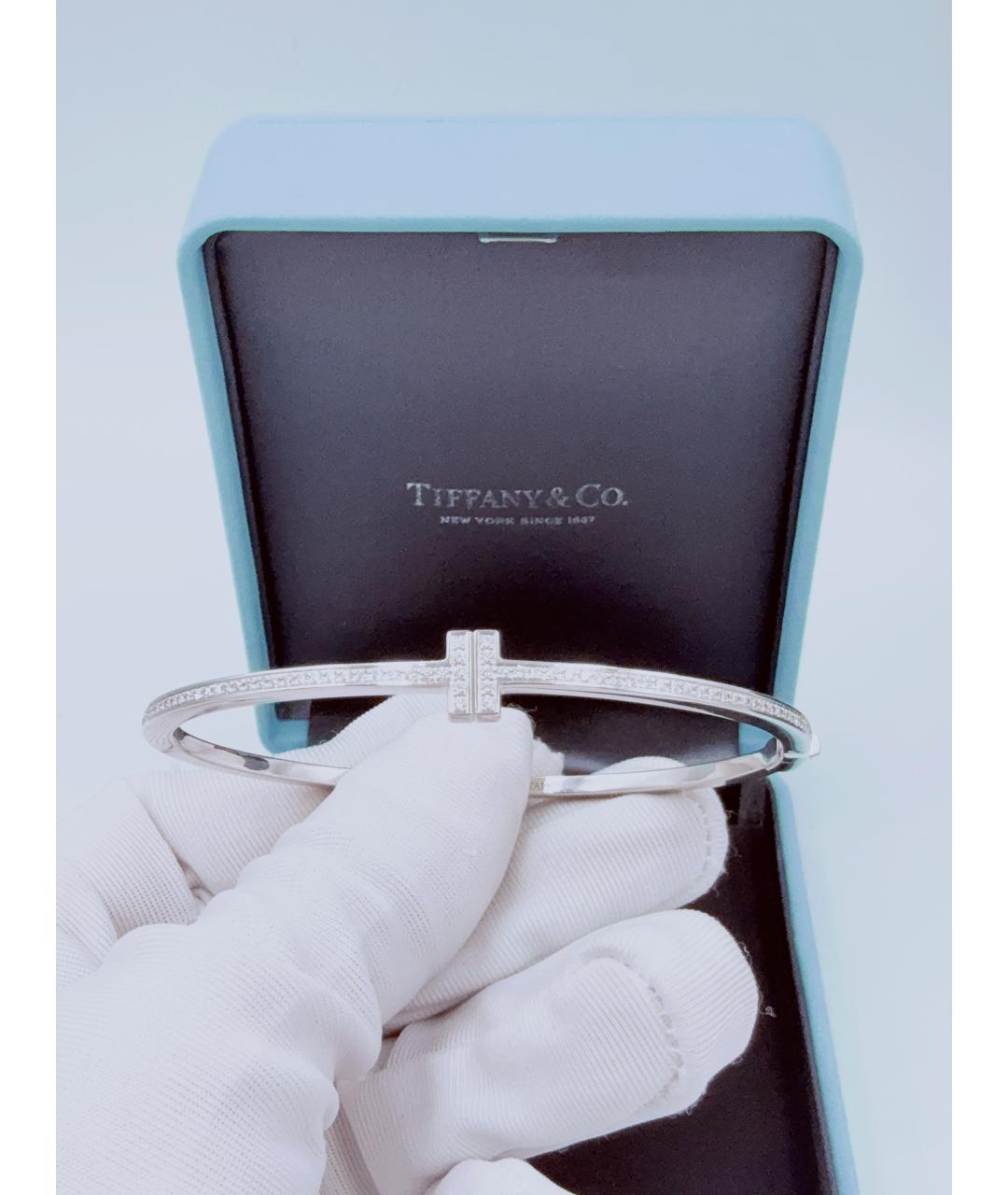 TIFFANY&CO Серебрянный браслет из белого золота, фото 3