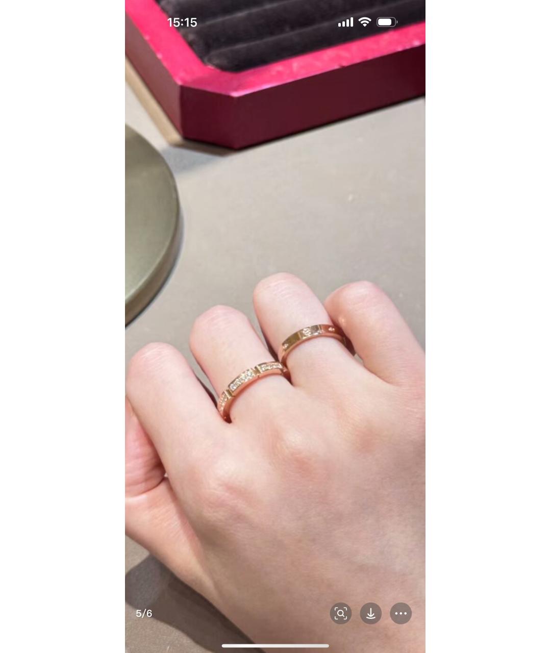 CARTIER Золотое кольцо из розового золота, фото 5