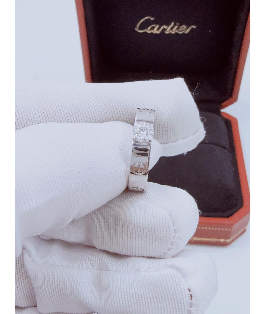 CARTIER Серебряное кольцо из белого золота, фото 4