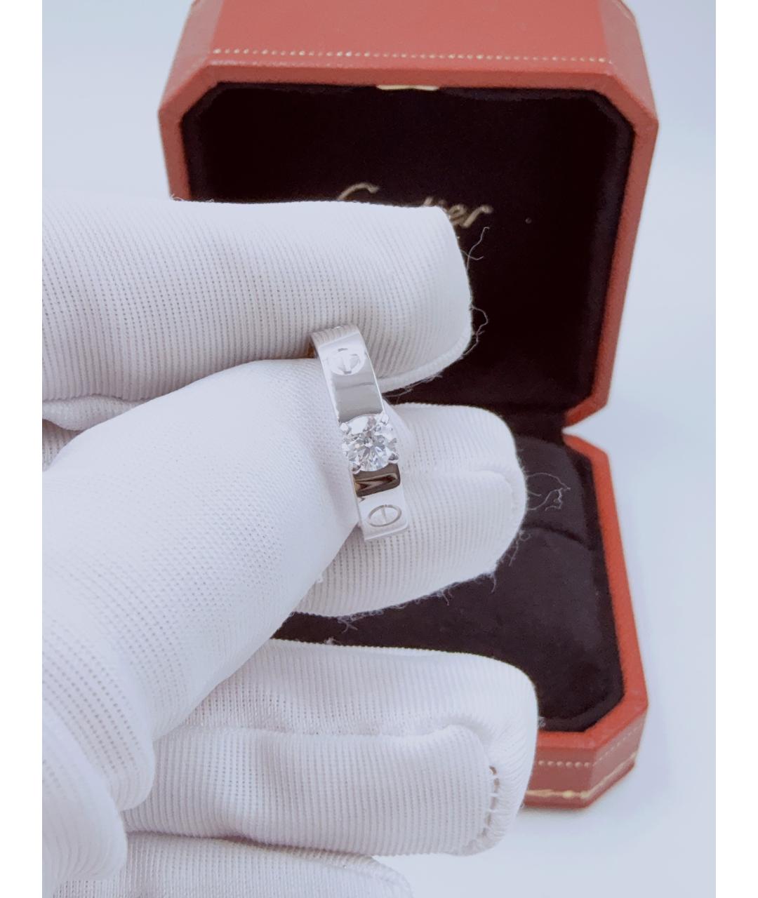 CARTIER Серебряное кольцо из белого золота, фото 3