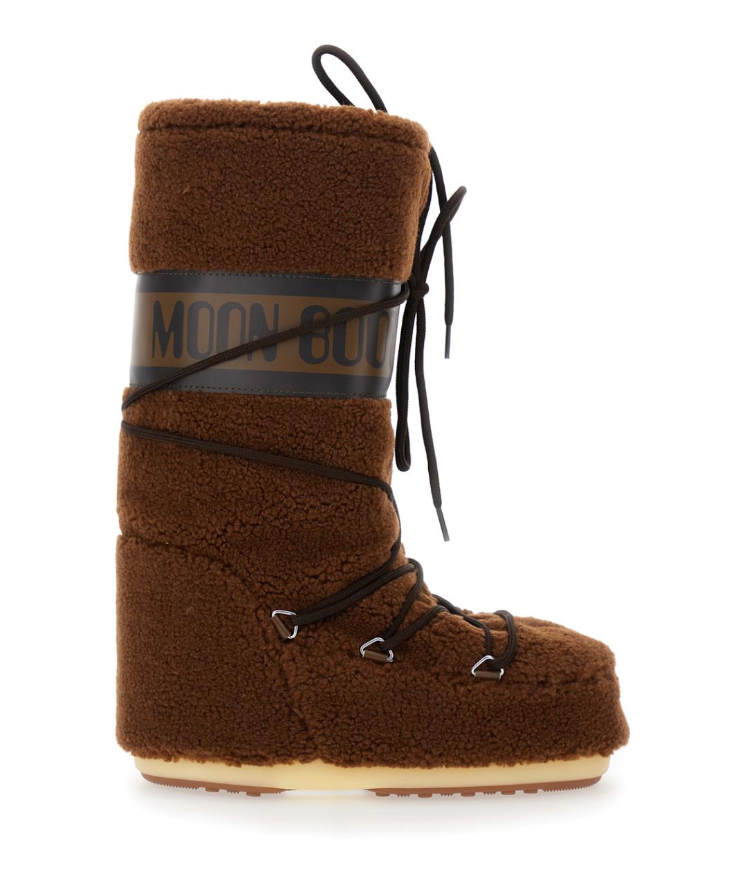 MOON BOOT Коричневые ботинки, фото 1