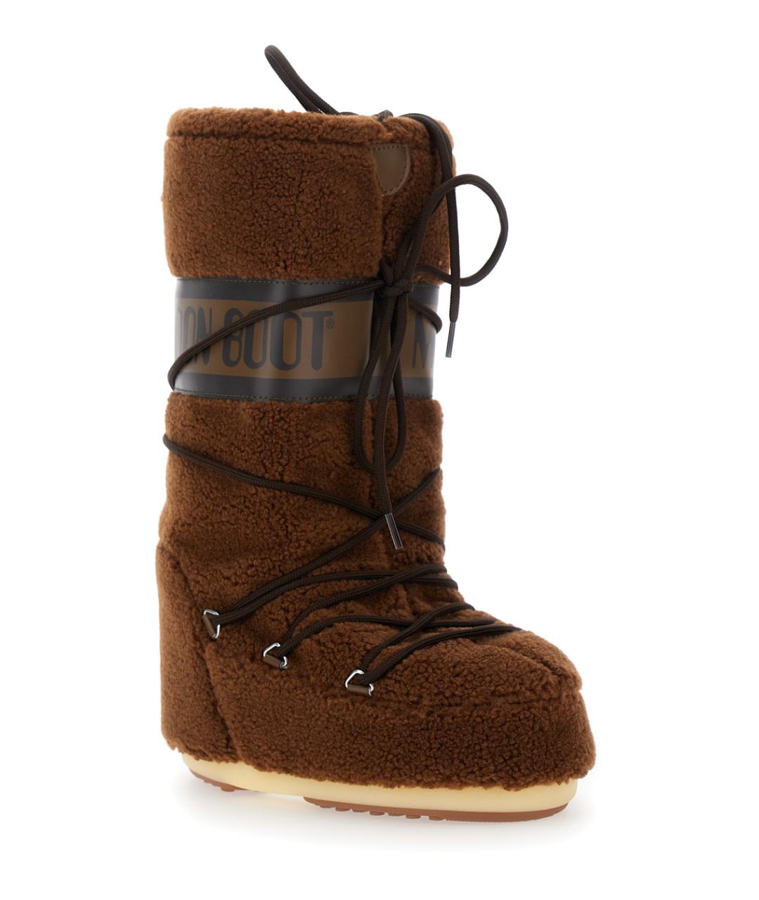 MOON BOOT Коричневые ботинки, фото 2