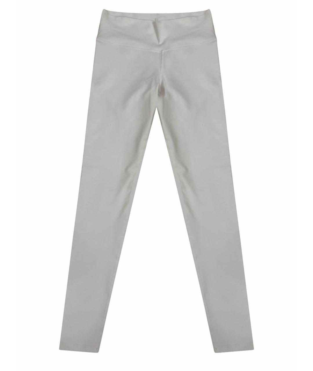 ALO YOGA Белые леггинсы и велосипедки, фото 1