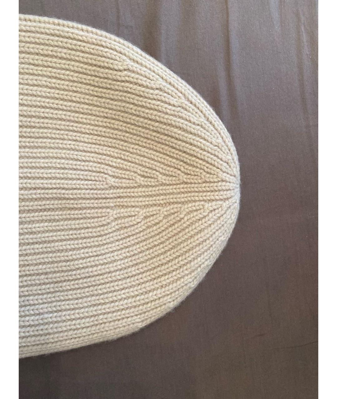 FABIANA FILIPPI Бежевая шерстяная шапка, фото 4