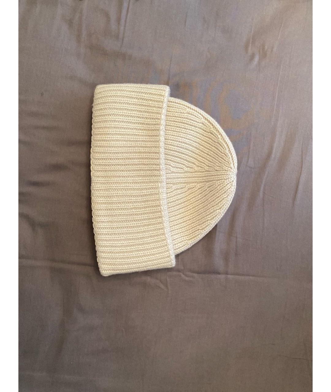 FABIANA FILIPPI Бежевая шерстяная шапка, фото 5