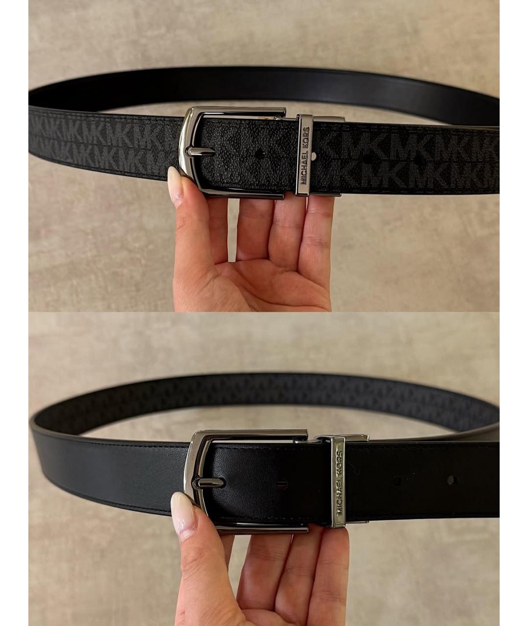 MICHAEL KORS Черный кожаный кошелек, фото 4