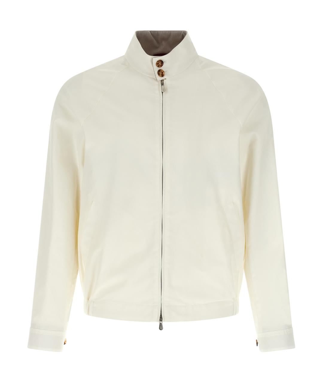 BRUNELLO CUCINELLI Белая хлопковая куртка, фото 1