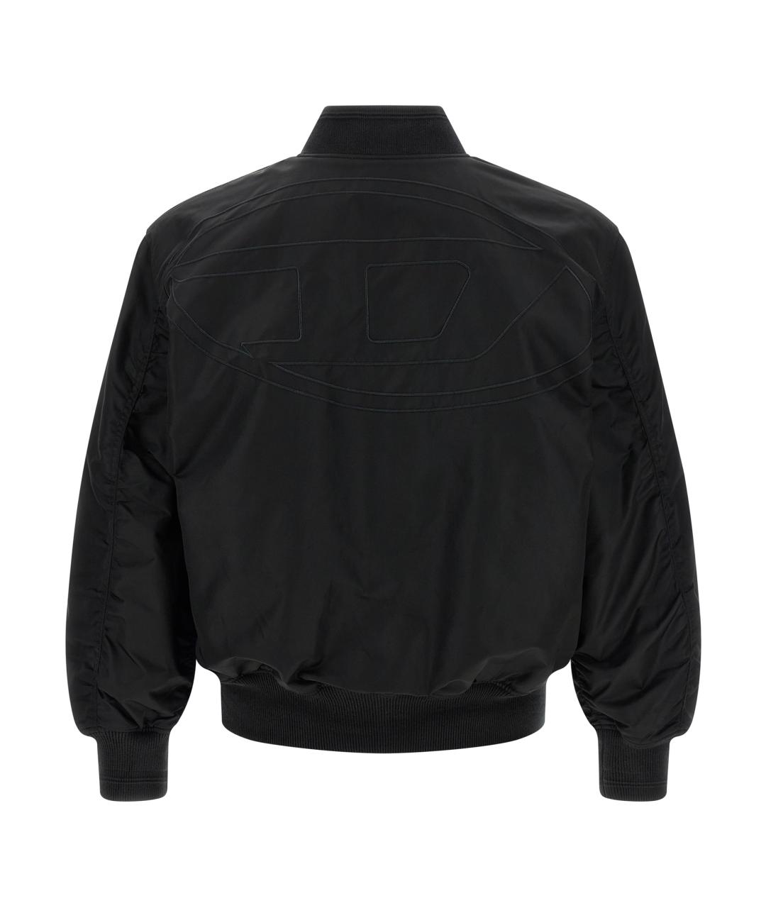 DIESEL Черная полиамидовая куртка, фото 3