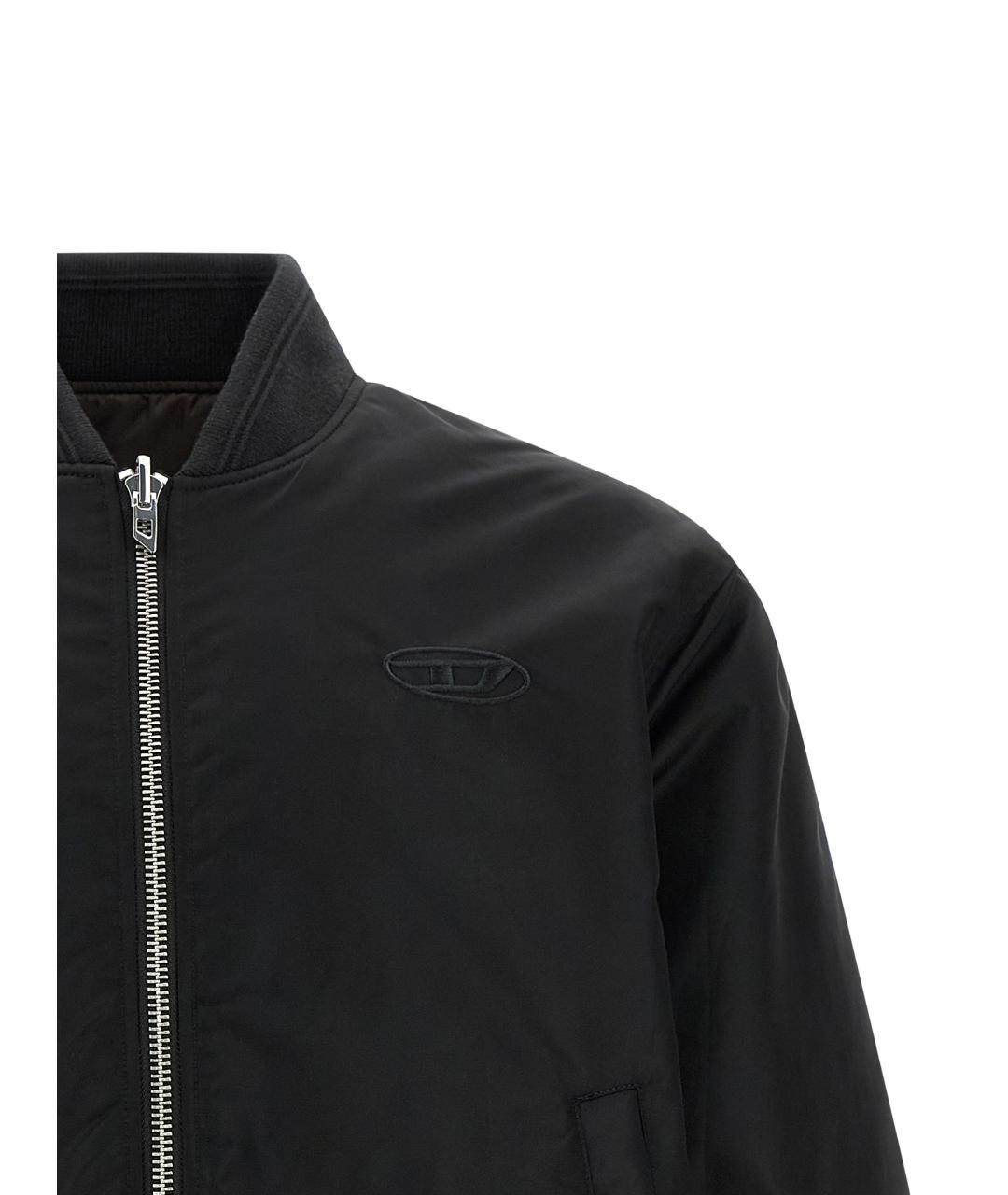 DIESEL Черная полиамидовая куртка, фото 4