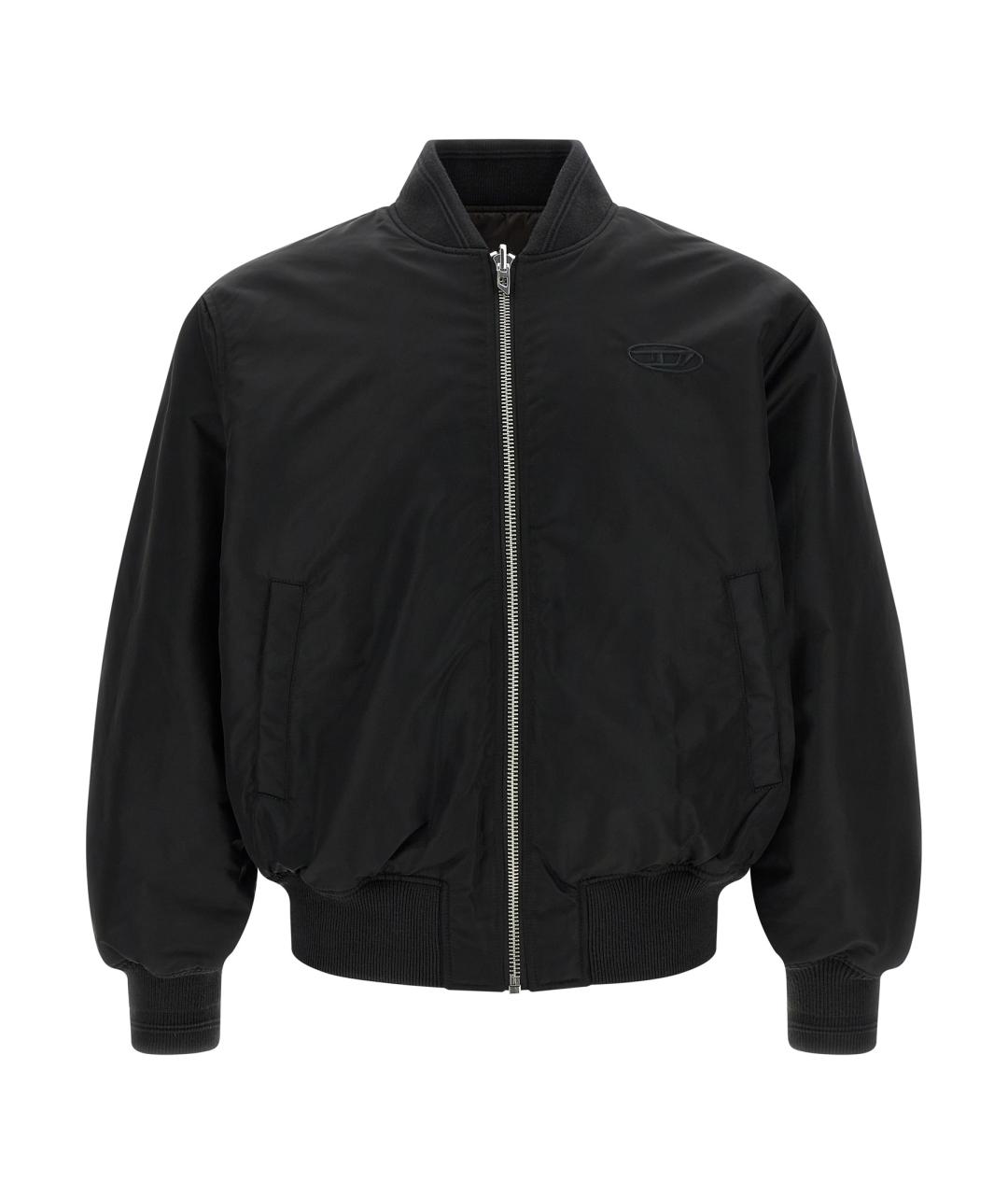 DIESEL Черная полиамидовая куртка, фото 1