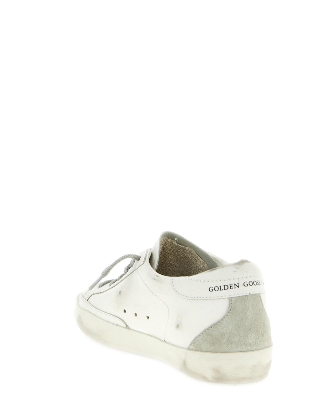 GOLDEN GOOSE DELUXE BRAND Белые кожаные кеды, фото 3