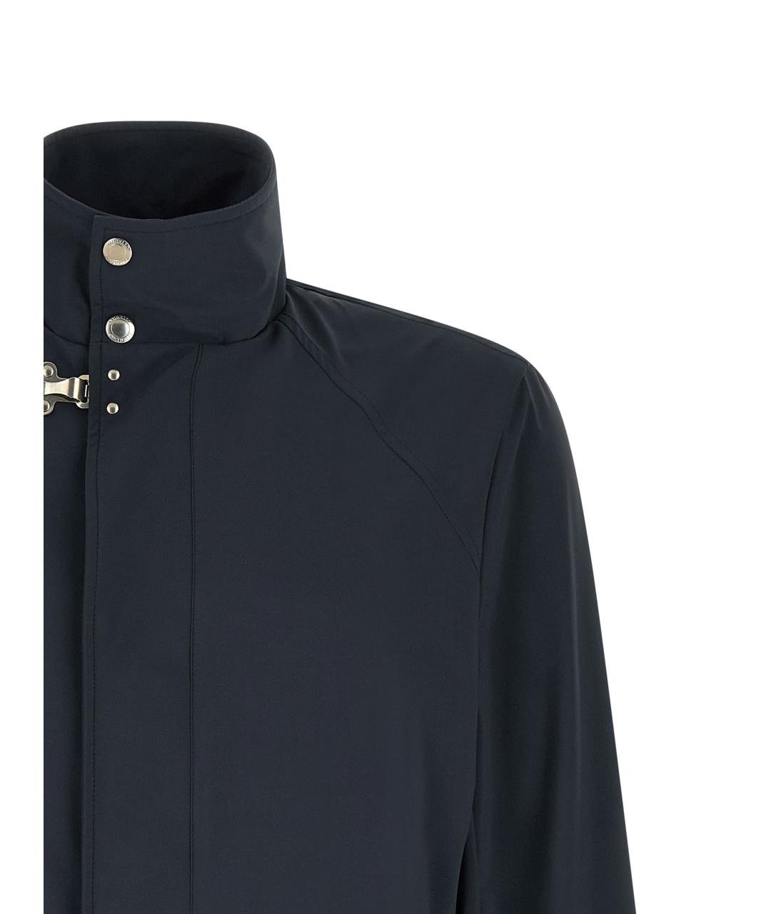 BRUNELLO CUCINELLI Темно-синяя полиамидовая куртка, фото 3