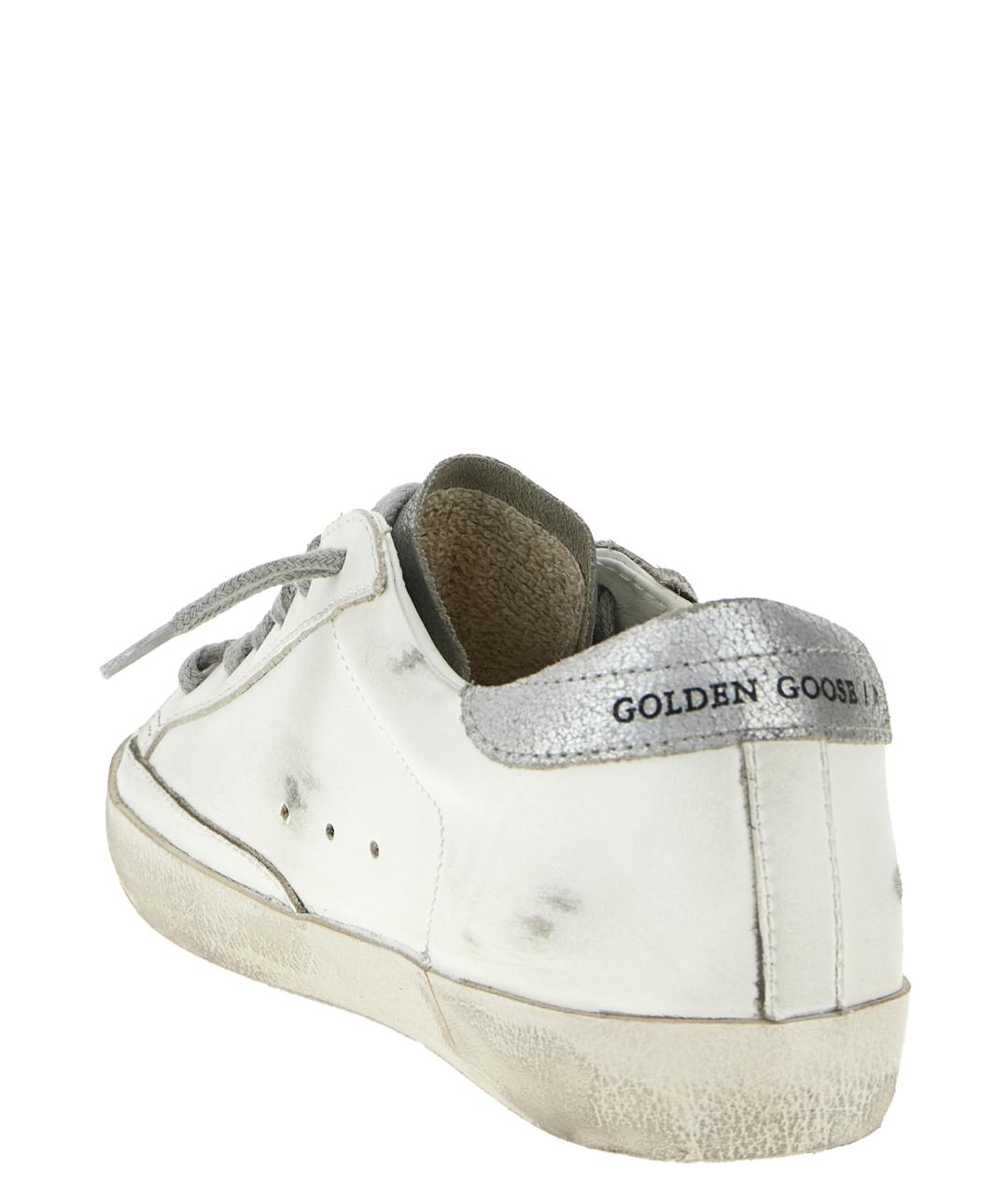 GOLDEN GOOSE DELUXE BRAND Белые кожаные кеды, фото 3