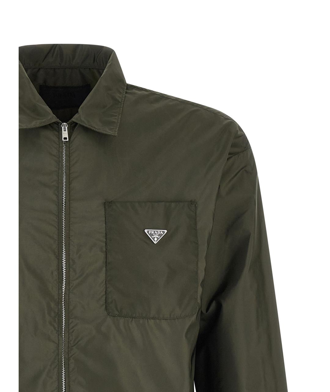 PRADA Зеленая кэжуал рубашка, фото 3