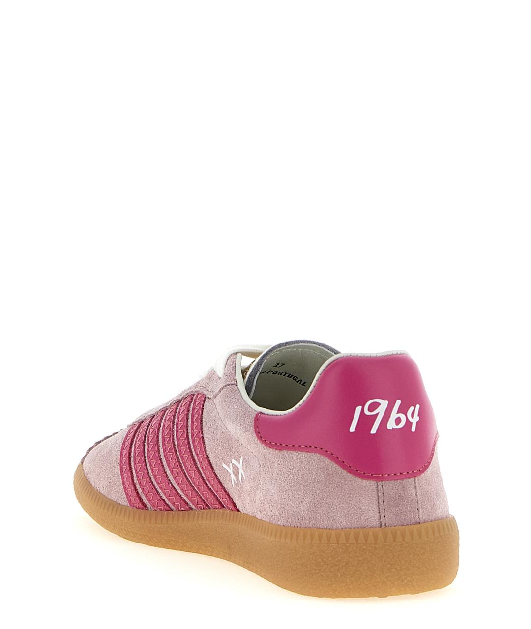 DSQUARED2 Розовые замшевые кеды, фото 4