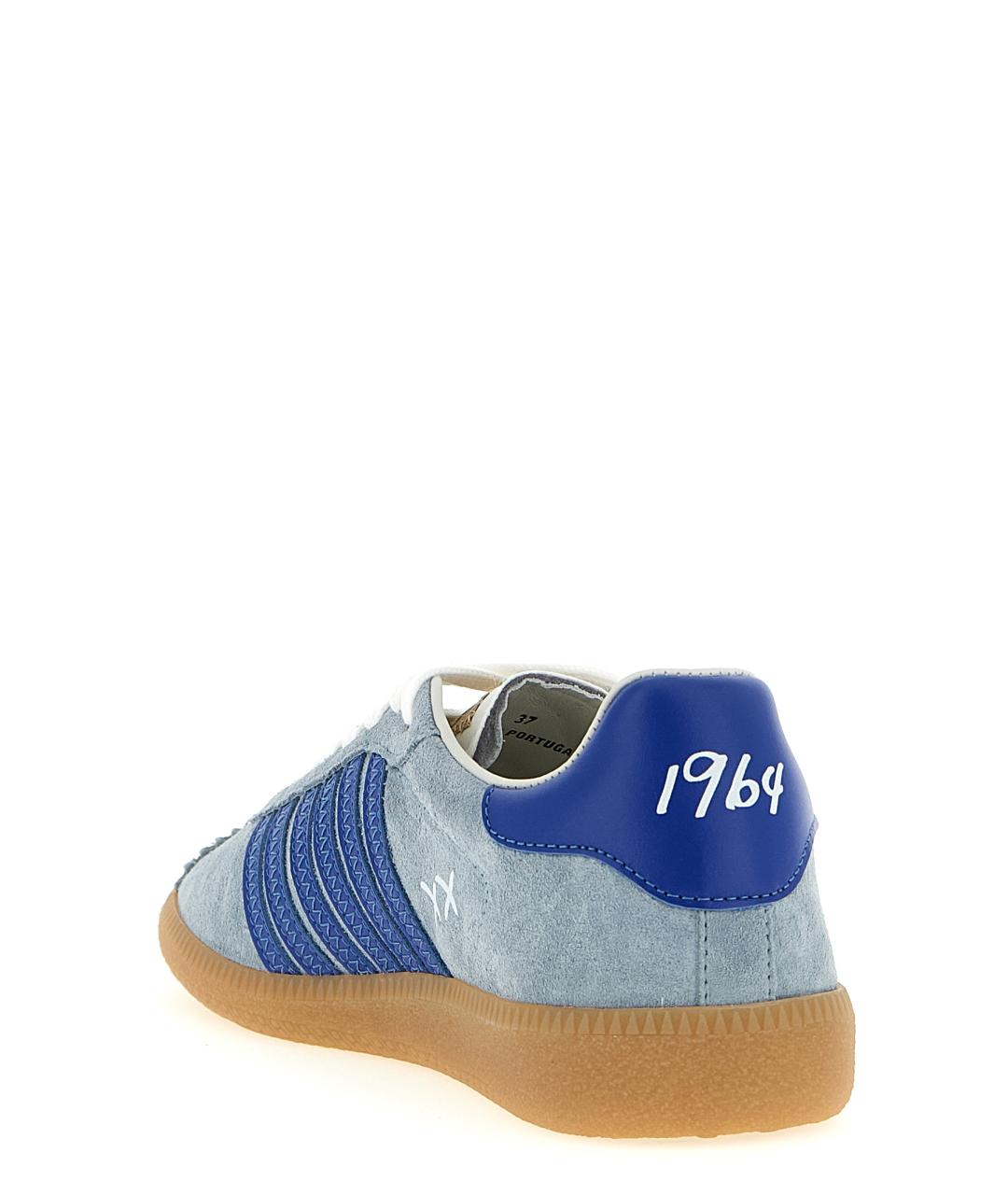 DSQUARED2 Голубые замшевые кеды, фото 4