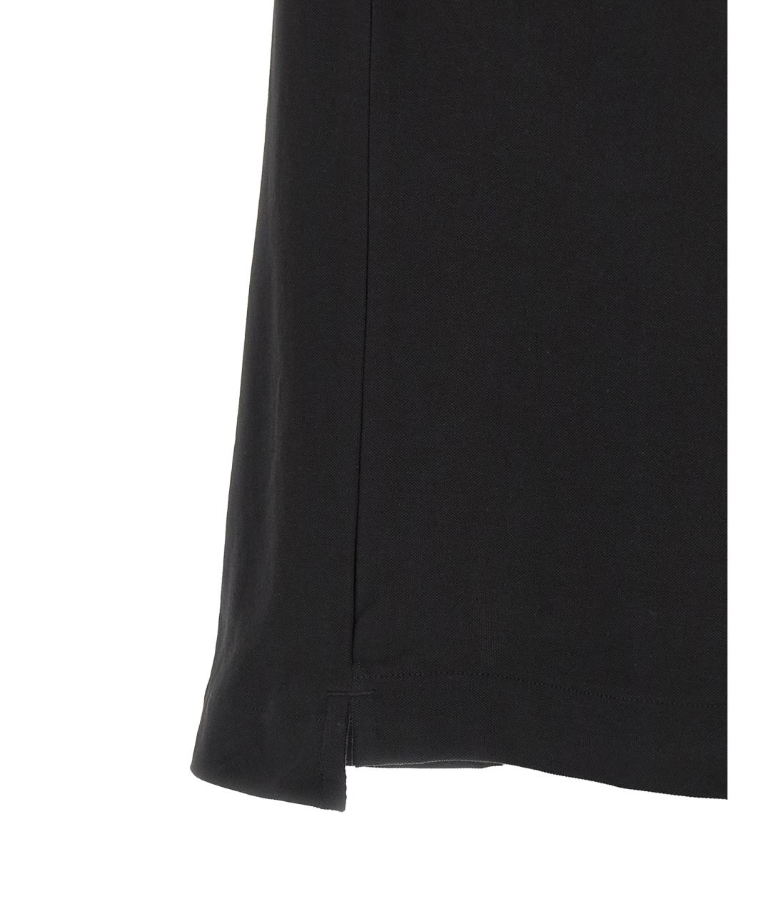 CP COMPANY Черное хлопковое поло с коротким рукавом, фото 4