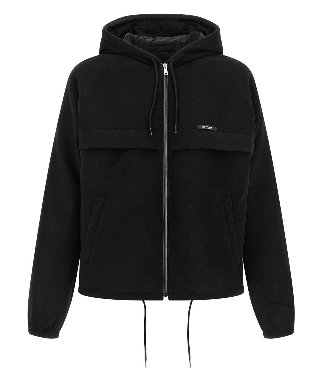 PRADA Черная полиамидовая куртка, фото 1