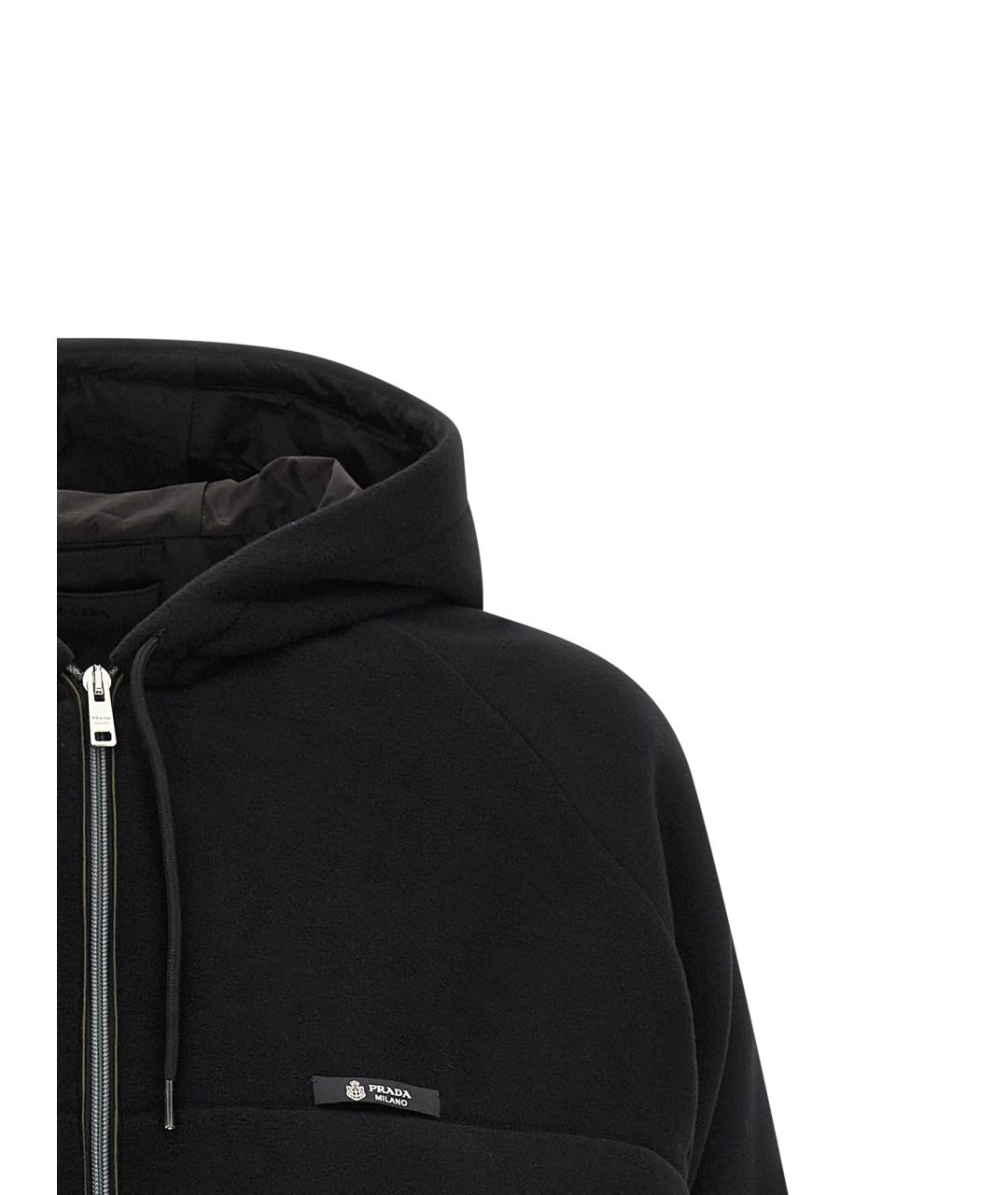 PRADA Черная полиамидовая куртка, фото 3