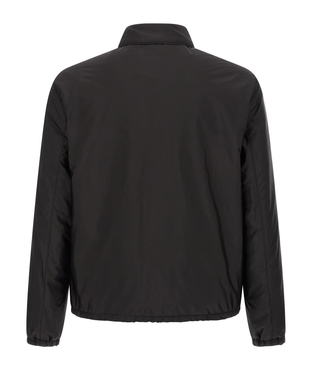 PRADA Черная полиамидовая куртка, фото 2