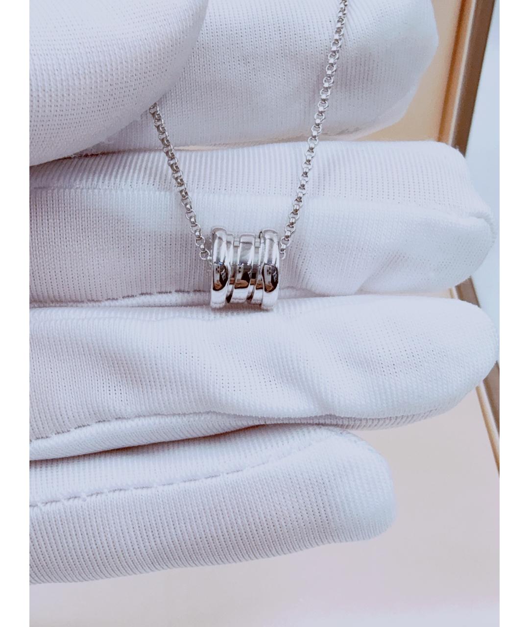 BVLGARI Серебряное колье из белого золота, фото 3