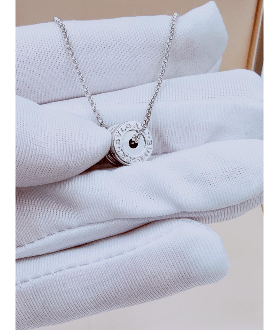 BVLGARI Серебряное колье из белого золота, фото 4